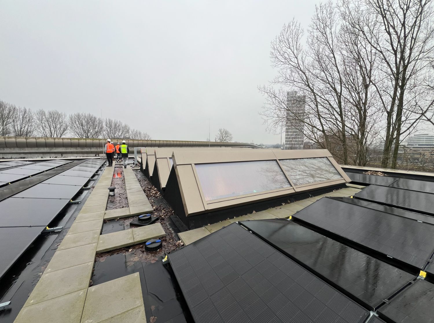 Verkeerscentrale Amsterdam — dakinstallaties