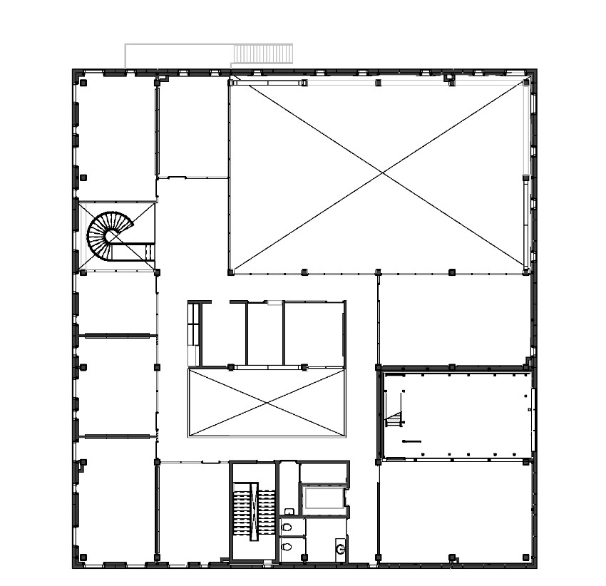 Plattegrond tweede verdieping